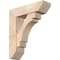 Ekena Millwork Merced Slat Smooth Bracket w/ Offset Brace, Douglas Fir, 7 1/2"W x 26"D x 30"H BKT0806X26X30MRC06SDF - alternate 1
